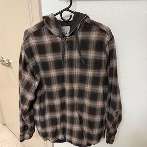 RedHead Brown Plaid Lightweight Jacket